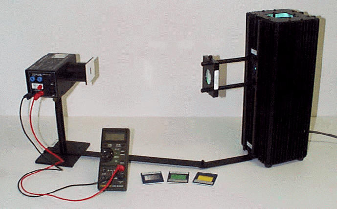 Experiment: The apparatus is shown below.